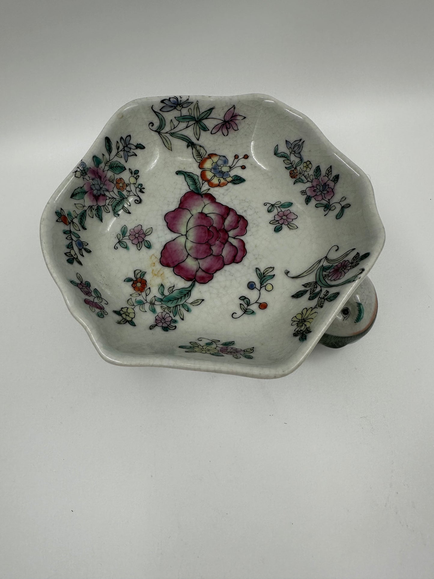 Vintage Chinoiserie Monkey Dish