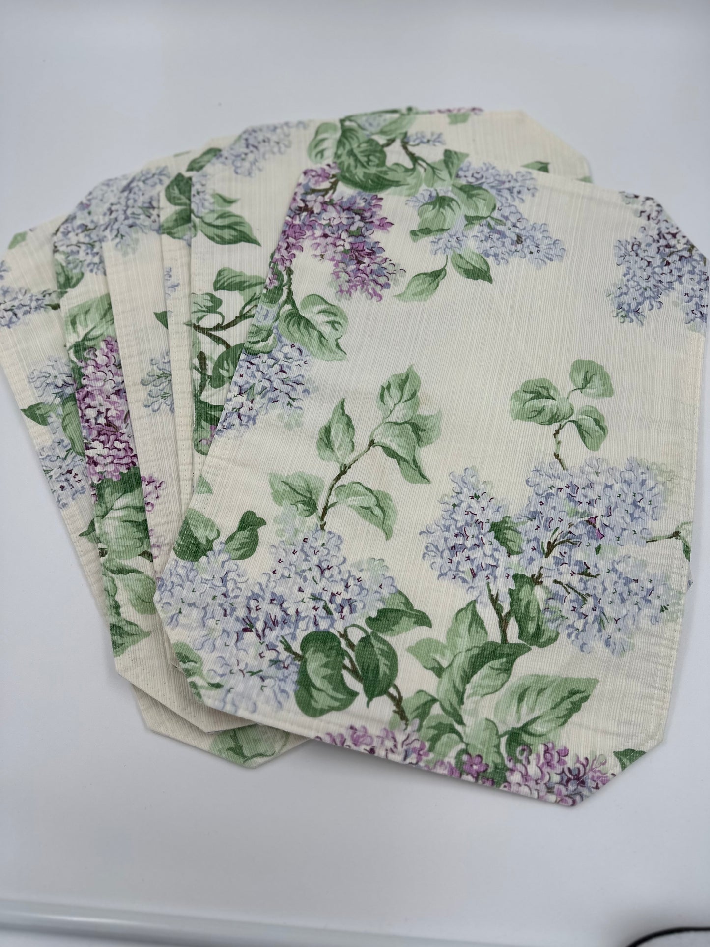 Vintage Wisteria Cloth Place Settings- Set of six (6)