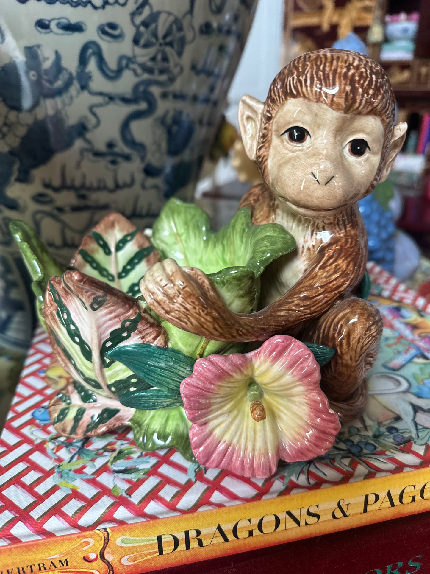 Vintage Fitz and Floyd Monkey Dish/Candle holder