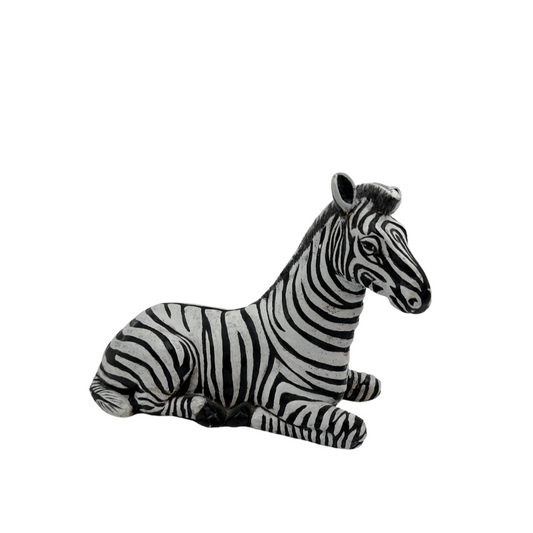 Vintage Mid Century Terracotta Zebra