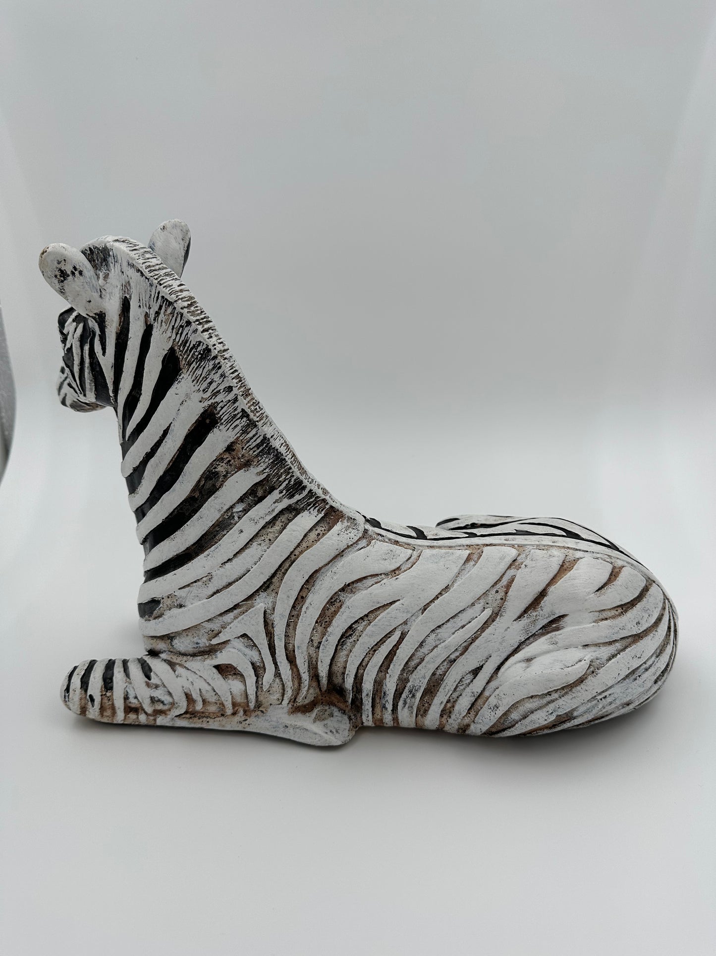 Vintage Mid Century Terracotta Zebra